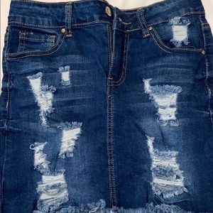 JEAN SKIRT